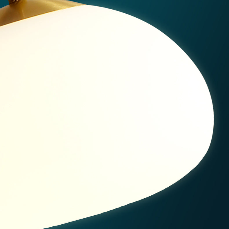 Glaswolkenschatten Hängende Lichter moderner Stil 1 Kopfhänge -Halterung für Schlafzimmer