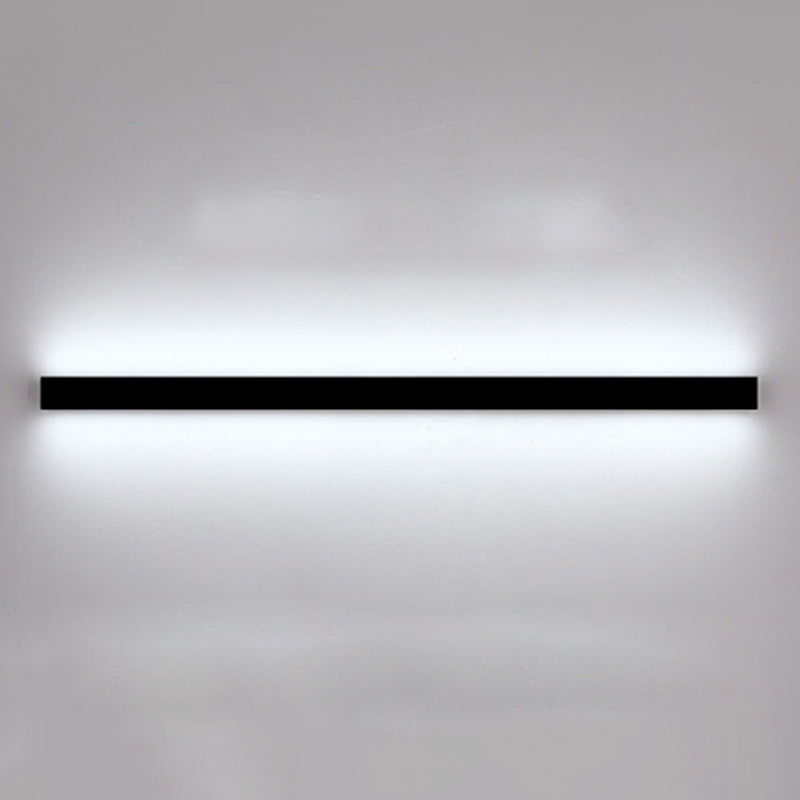 Modern Style Linear Wall Sconce Lights Metal 1 Light Wall Lighting Ideas