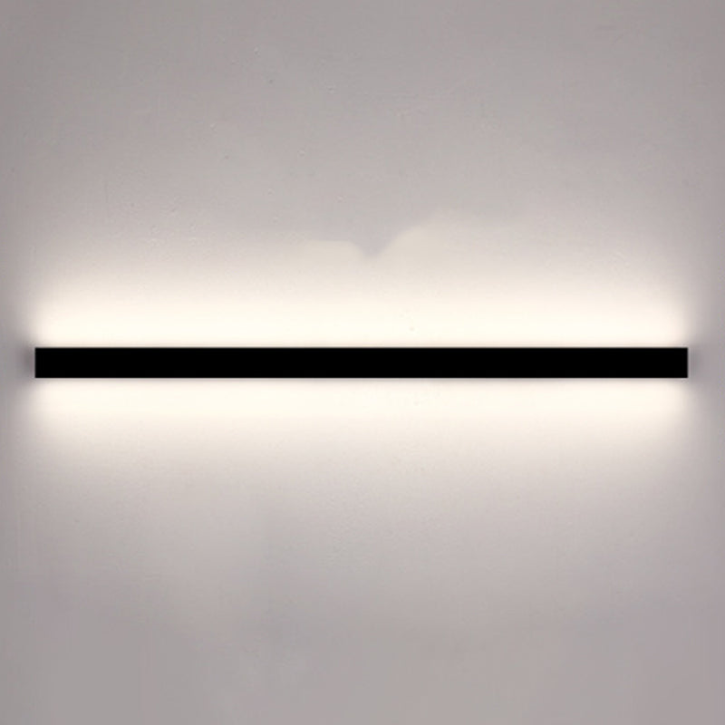 Modern Style Linear Wall Sconce Lights Metal 1 Light Wall Lighting Ideas