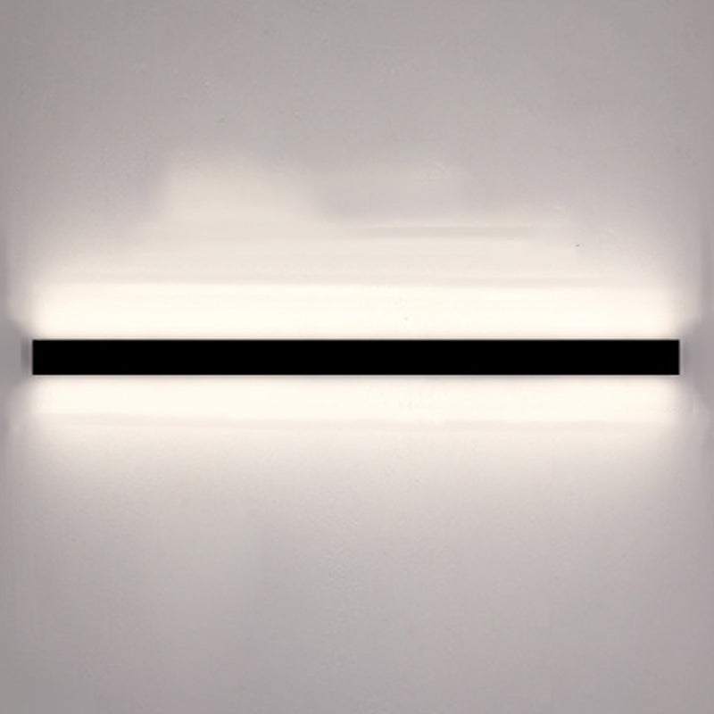 Modern Style Linear Wall Sconce Lights Metal 1 Light Wall Lighting Ideas