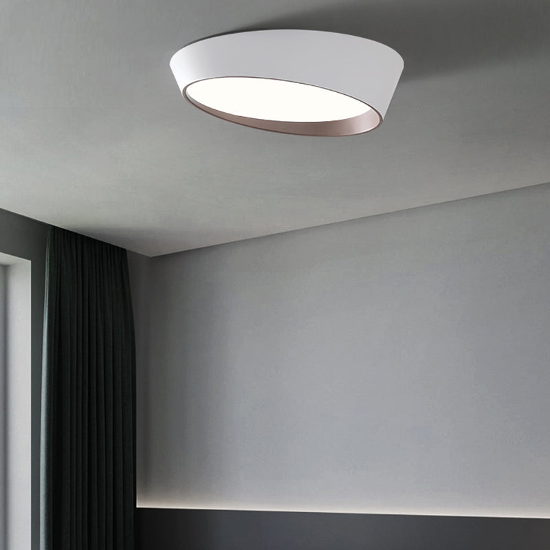 Metal Flush Ceiling Light Fixtures Modern Flush Mount Fixtures with Acrylic Shade
