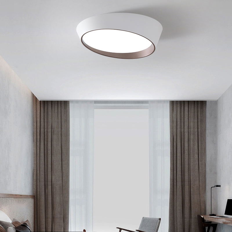 Metal Flush Ceiling Light Fixtures Modern Flush Mount Fixtures with Acrylic Shade