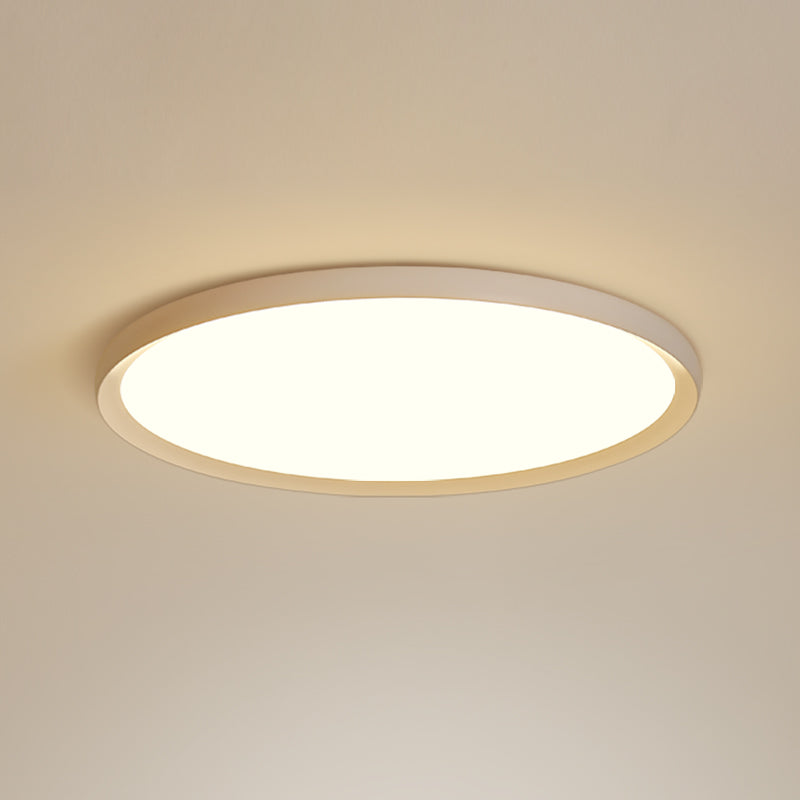 Simplicity Flush Mount Fixture with Acrylic Shade LED Flush Ceiling Light Fixtures