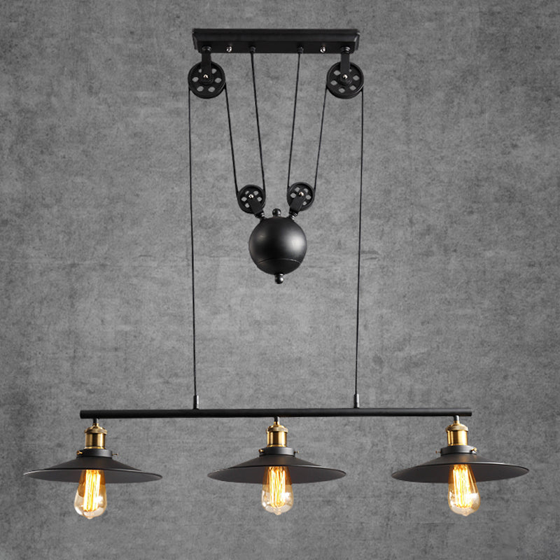American Industrial Style Pendant Light Vintage Hanging Light for Bar Living Room