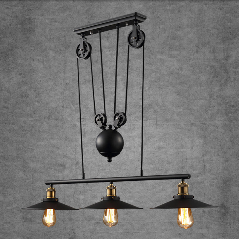 American Industrial Style Pendant Light Vintage Hanging Light for Bar Living Room