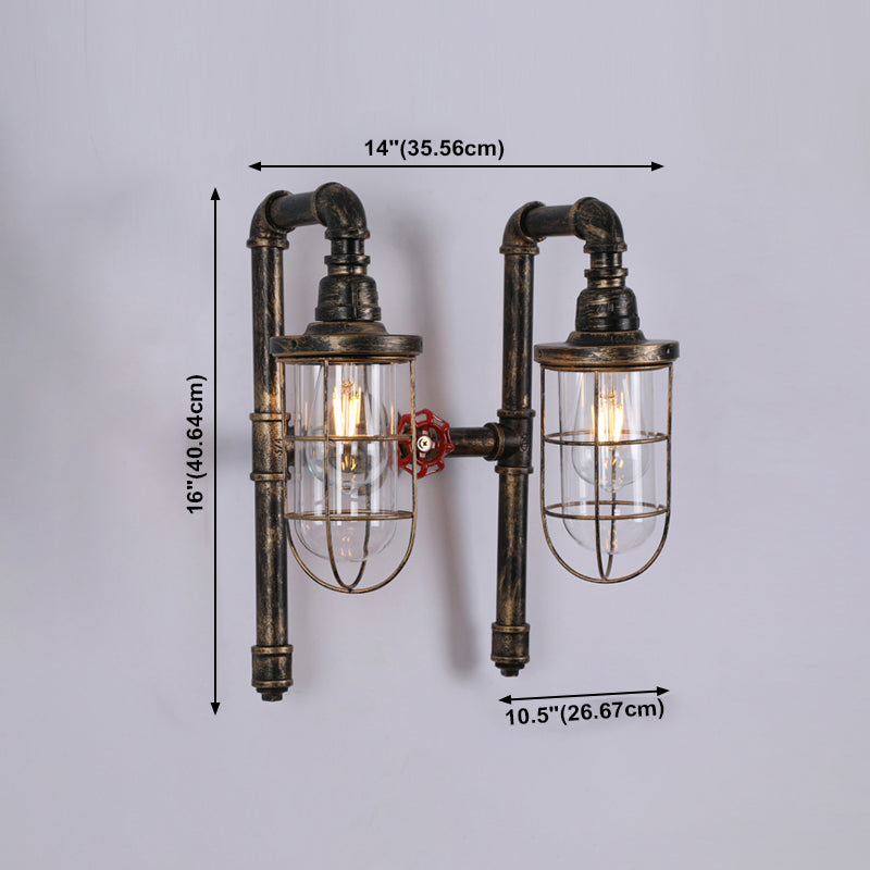 Style industriel Mural Murce Garde à eau Lumière murale pour le restaurant