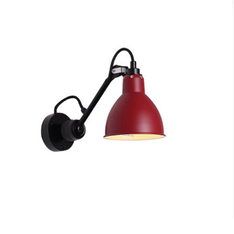 Modern Colorful Adjustable Wall Sconce One Blub Metal Wall Mounted Light Fixture