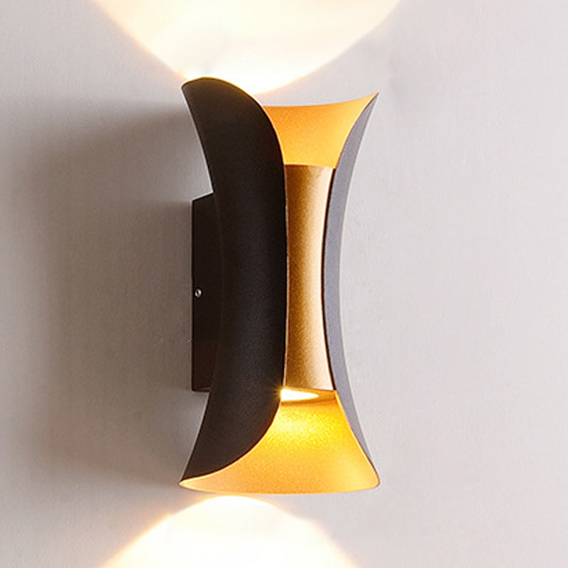 Luces contemporáneas de pared de pared de pared de pared de metal para sala de pared para sala de estar