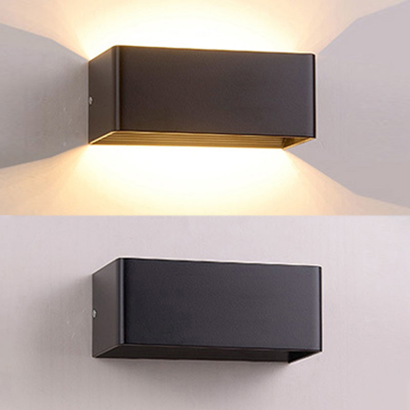 Luces contemporáneas de pared de pared de pared de pared de metal para sala de pared para sala de estar