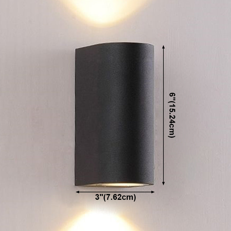 Luces contemporáneas de pared de pared de pared de pared de metal para sala de pared para sala de estar