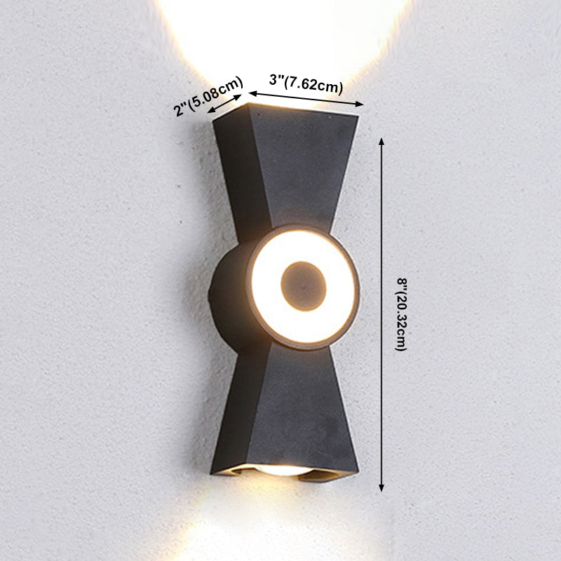 Luces contemporáneas de pared de pared de pared de pared de metal para sala de pared para sala de estar