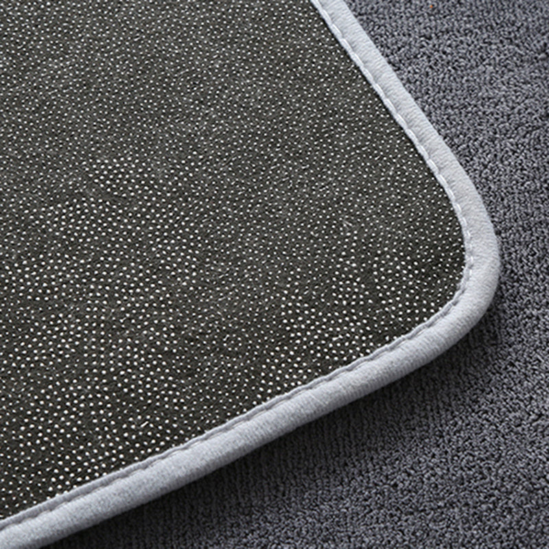 Simplicity Plain Area Rug Comfort Rug Polyester Anti-Slip Carpet for Home Decor