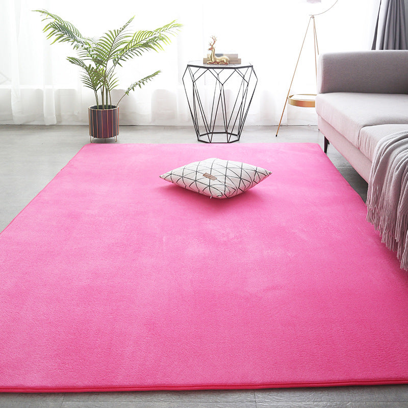 Moquette moquette area solida area tappeto poliestere moquette con supporto non slip