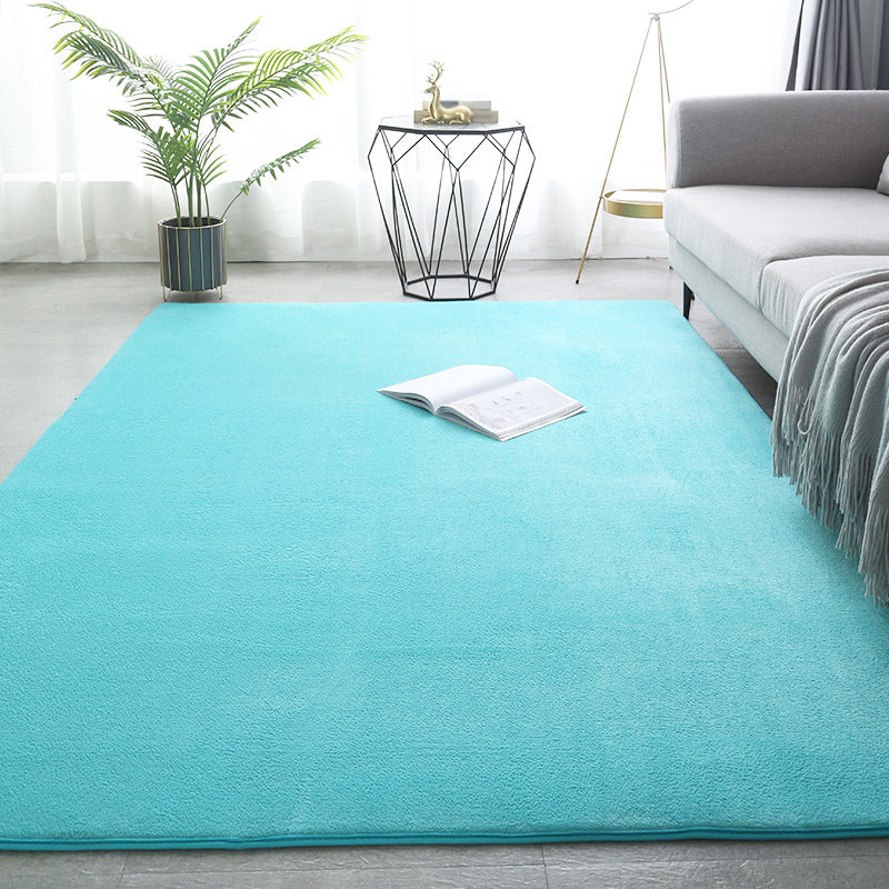 Moquette moquette area solida area tappeto poliestere moquette con supporto non slip