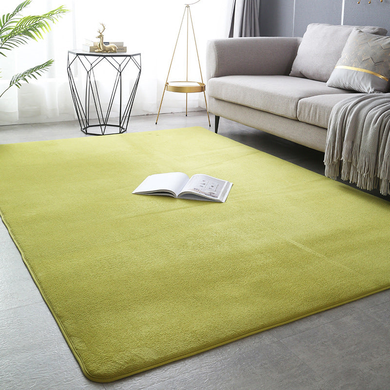 Moquette moquette area solida area tappeto poliestere moquette con supporto non slip