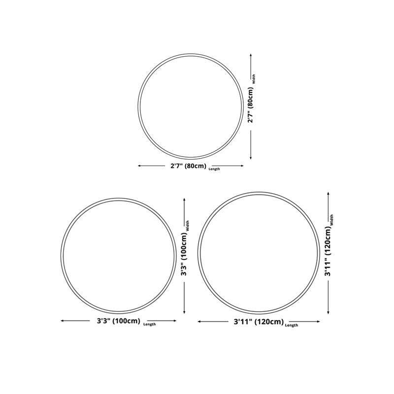 Green Modern Rug Polyester Cactus Area Rug Njon-Slip Backing Rug for Living Room