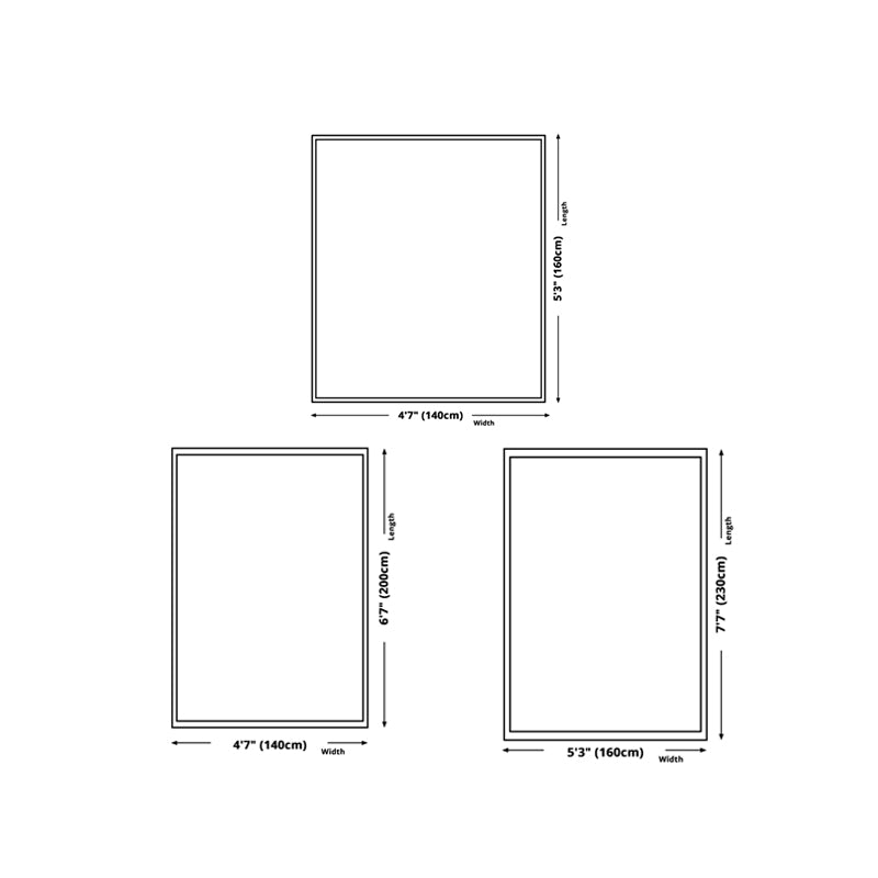 Gorgeous Polyester Carpet Modern Houndstooth Pattern Rug Living Room Carpet with Non-Slip Backing