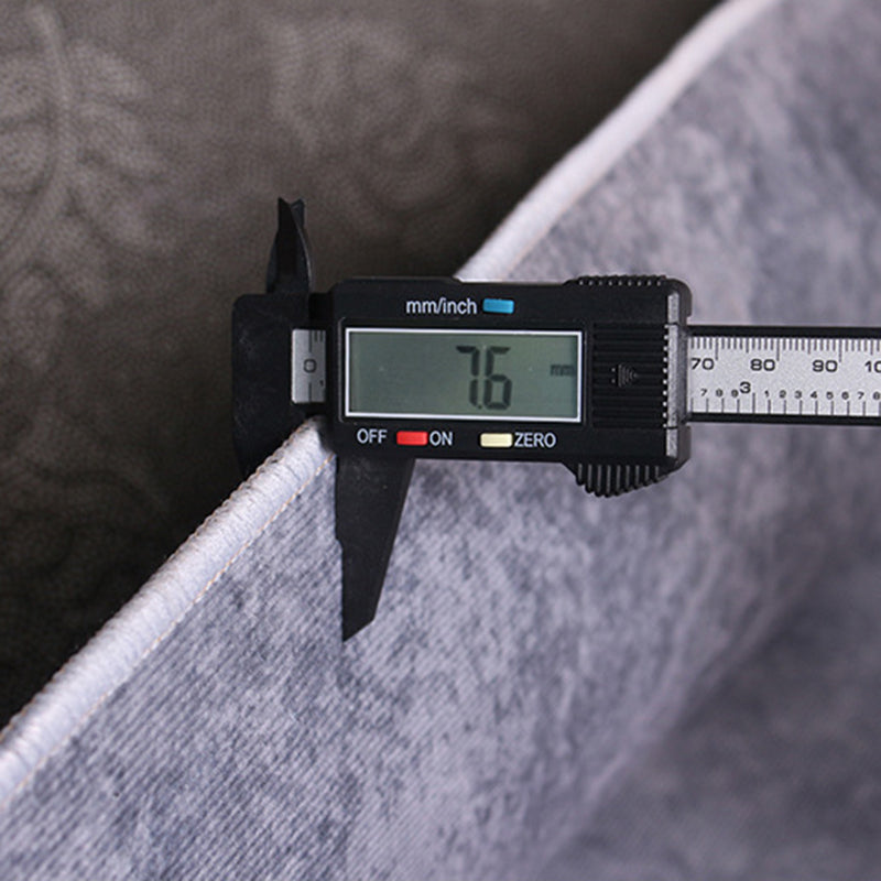 Gold Modern Rug Polyester Abstract Pattern Rug Non-Slip Backing Rug for Home Decor