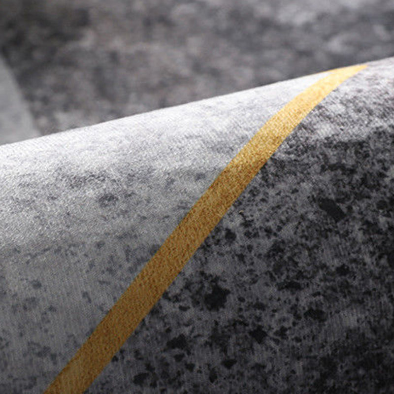 Gorgeous Area Carpet Modern Washable Carpet Polyester Indoor Rug with Non-Slip Backing