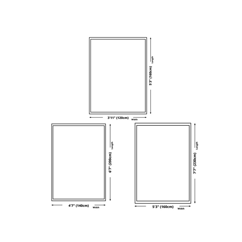 Moderner Farbblockbereich Teppich Orange Polyester Fläche Teppich nicht rutscher Backing Teppich für Wohnkultur