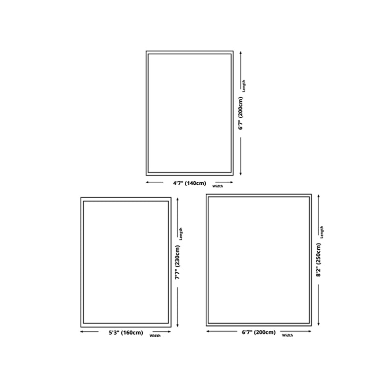 White Bedroom Area Rug Solid Color Polyester Area Carpet Non-Slip Backing Area Rug