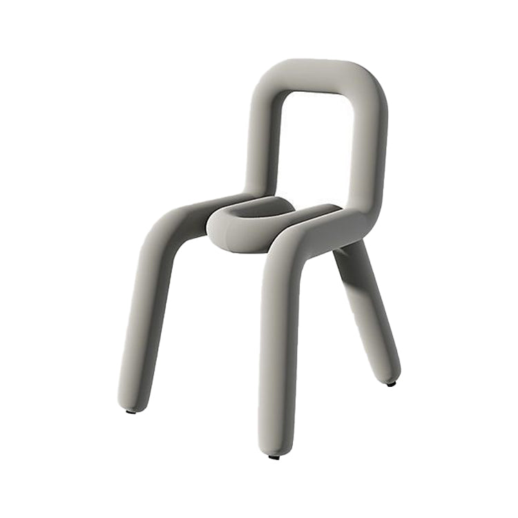 Ensemble de chaises en lin de style contemporain, cuisine, salle à manger, chaises latérales à dossier ouvert