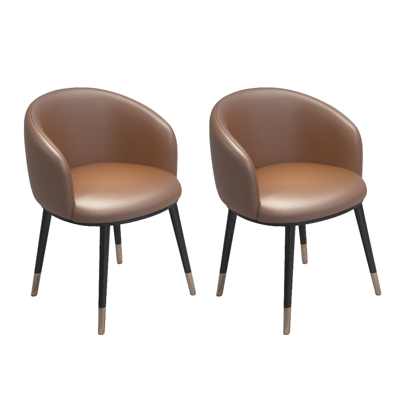 Silla de metal de estilo escandinavo, respaldo sólido, juego de sillas de cocina y comedor