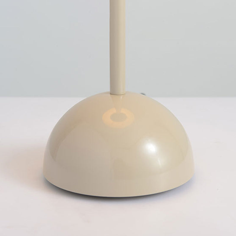 Modern Style Dome Night Table Lamp Metal 1-Light Nightstand Lamp