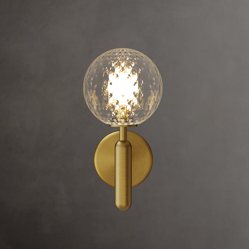 Luces de apliques de pared globales de estilo moderno 1 iluminación ligera de montaje en pared para dormitorio