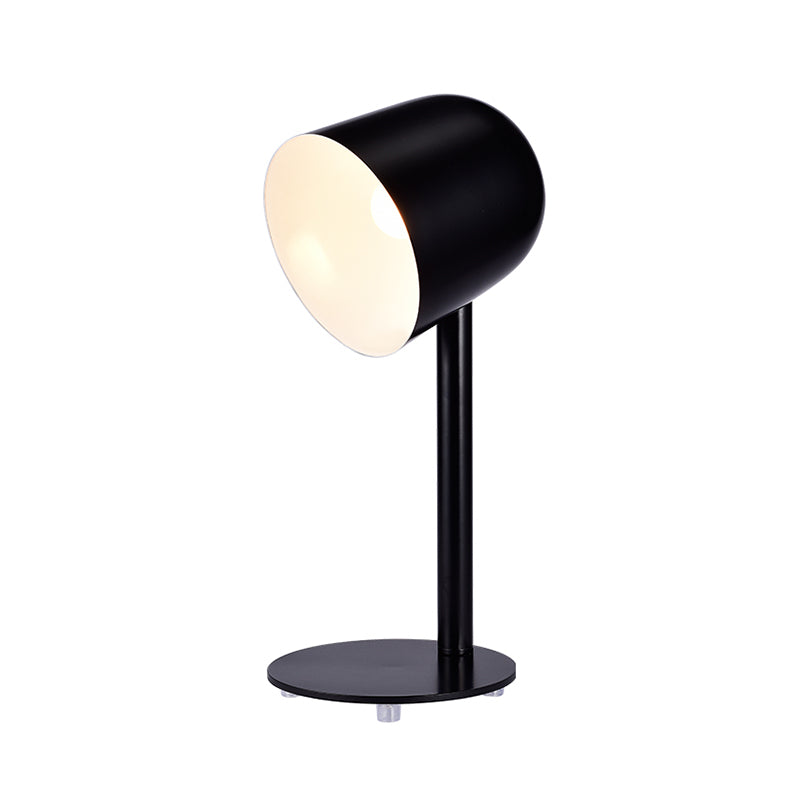 Modern Style Dome Night Table Lamp Metal 1-Light Nightstand Lamp
