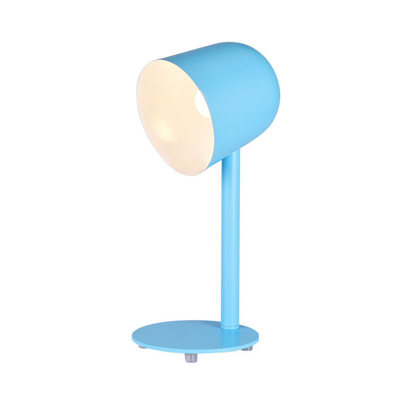 Modern Style Dome Night Table Lamp Metal 1-Light Nightstand Lamp