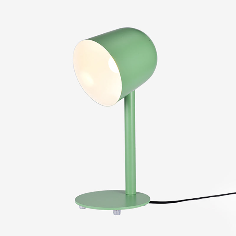Modern Style Dome Night Table Lamp Metal 1-Light Nightstand Lamp