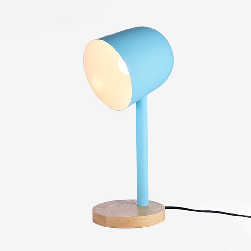Modern Style Dome Night Table Lamp Metal 1-Light Nightstand Lamp