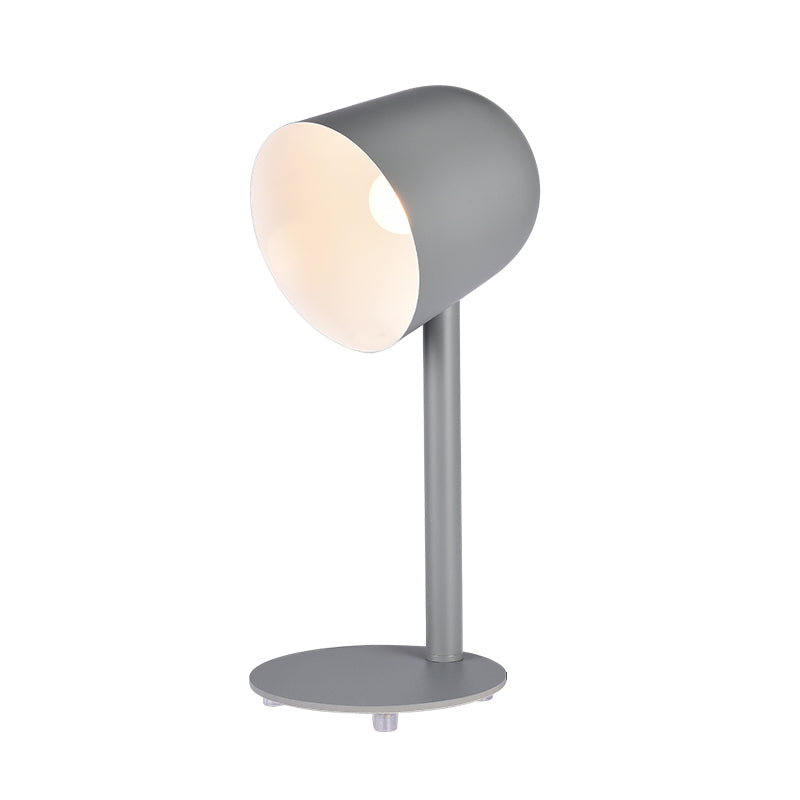 Modern Style Dome Night Table Lamp Metal 1-Light Nightstand Lamp