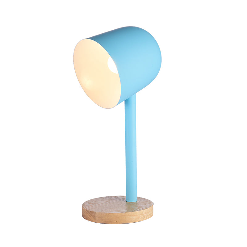 Modern Style Dome Night Table Lamp Metal 1-Light Nightstand Lamp