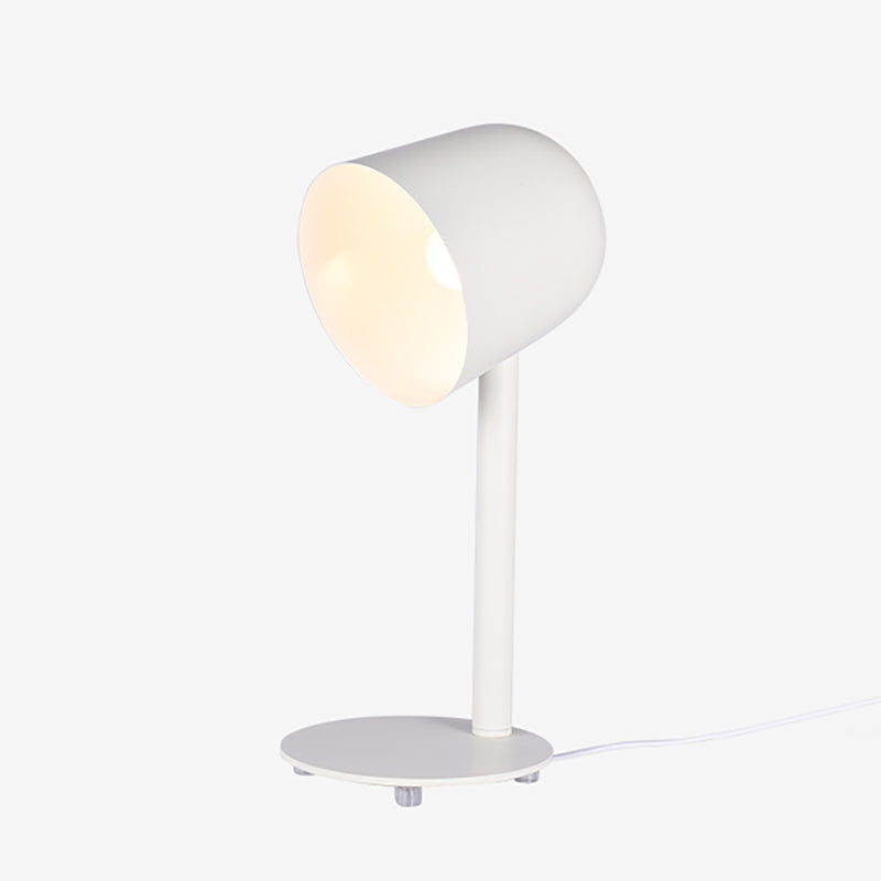 Modern Style Dome Night Table Lamp Metal 1-Light Nightstand Lamp
