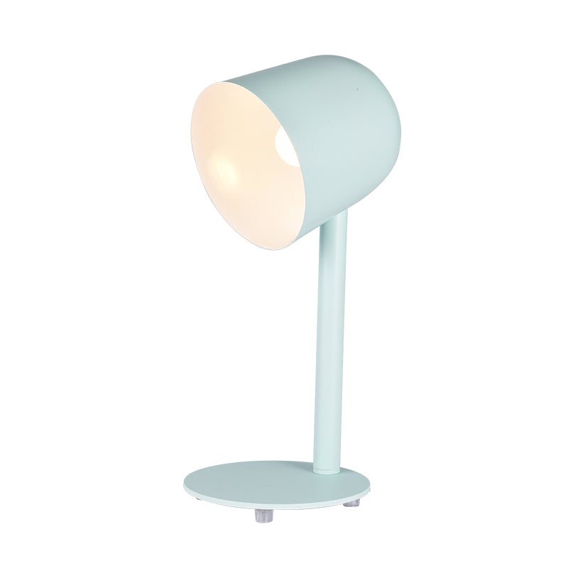 Modern Style Dome Night Table Lamp Metal 1-Light Nightstand Lamp