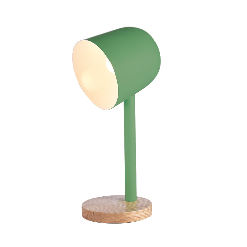 Modern Style Dome Night Table Lamp Metal 1-Light Nightstand Lamp