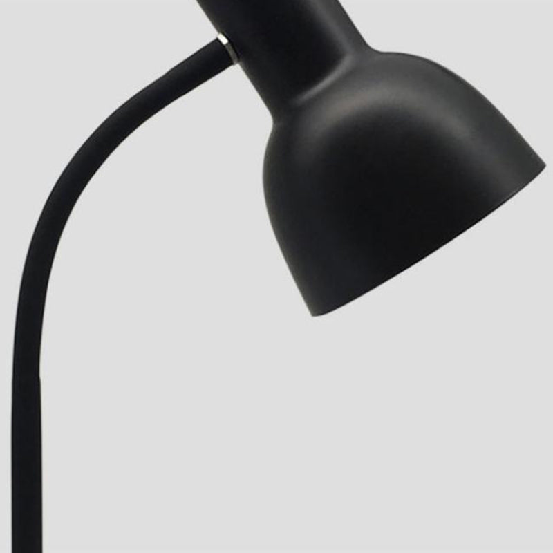 Modern Bell Shape Night Table Lamp Metal 1 Light Nightstand Lamp for Study