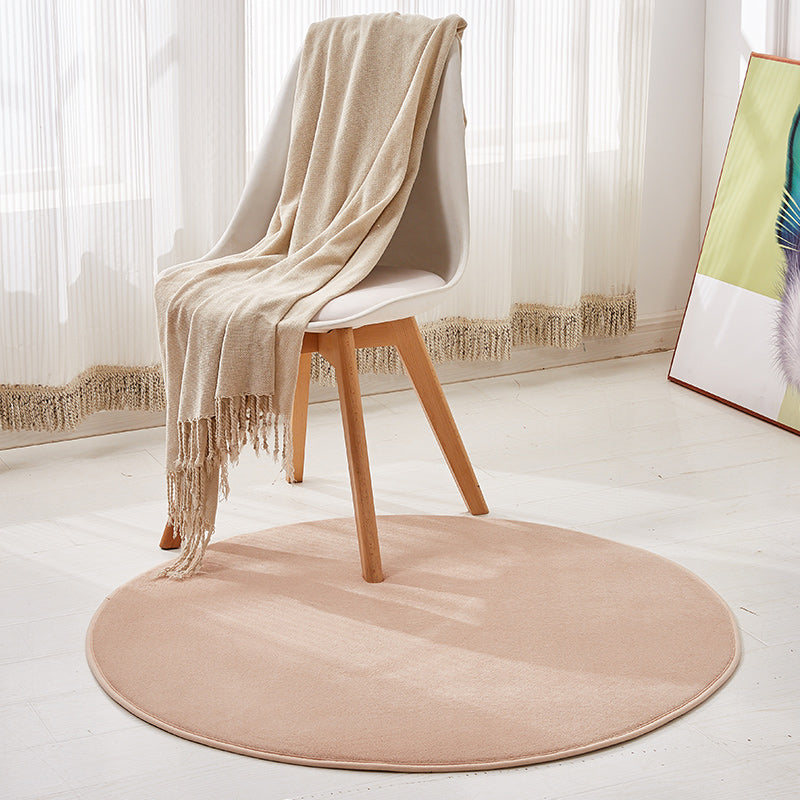Green Living Room Area Rug Modern Polyester Area Carpet Anti-Slip Easy Care Rug