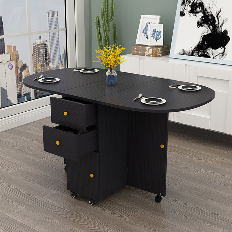 Mesa interior moderna de mediados de siglo de madera, mesa superior de madera fabricada para comedor