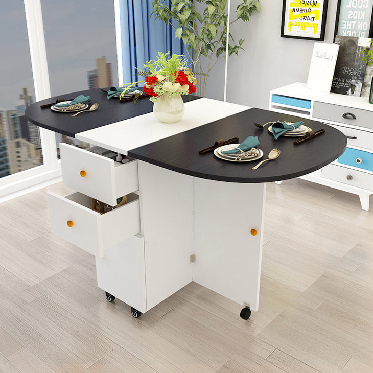 Mesa interior moderna de mediados de siglo de madera, mesa superior de madera fabricada para comedor