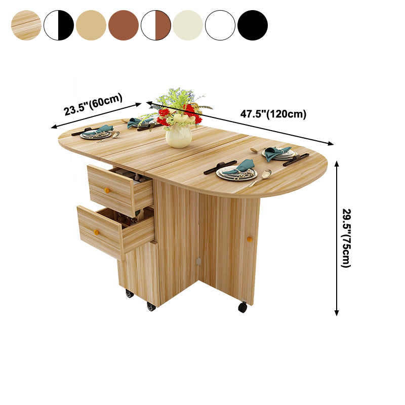 Mesa interior moderna de mediados de siglo de madera, mesa superior de madera fabricada para comedor