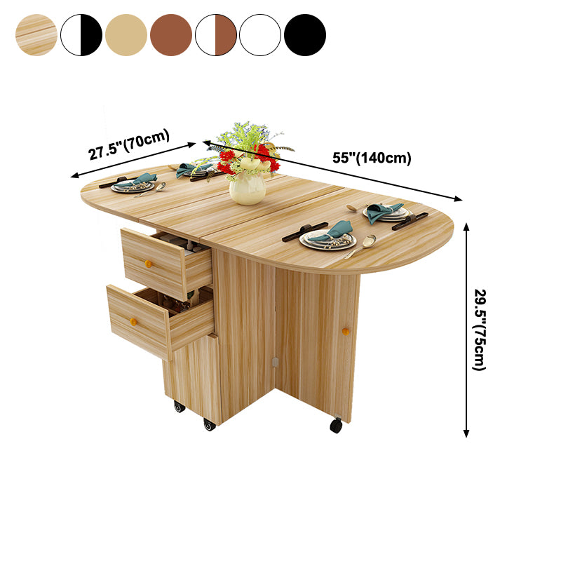 Mesa interior moderna de mediados de siglo de madera, mesa superior de madera fabricada para comedor