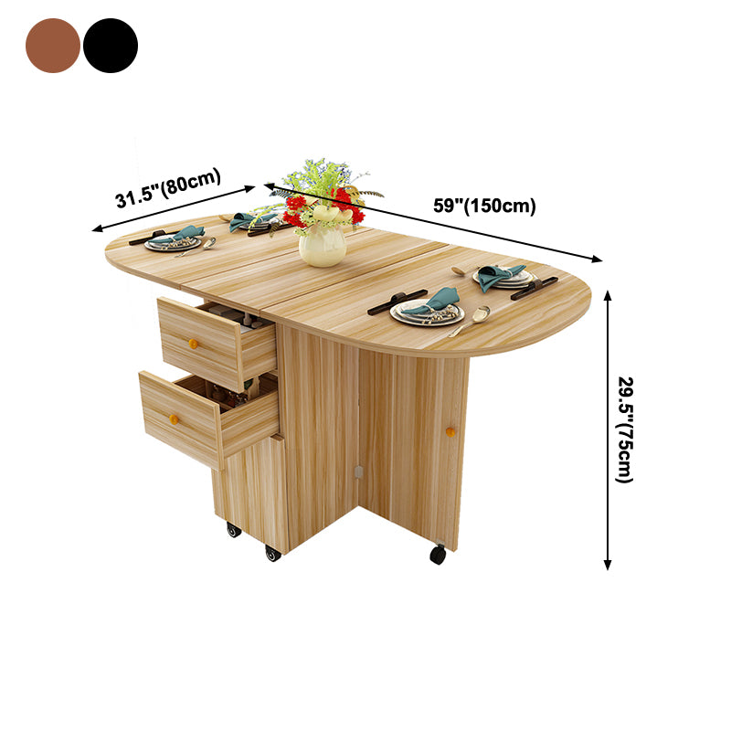 Mesa interior moderna de mediados de siglo de madera, mesa superior de madera fabricada para comedor