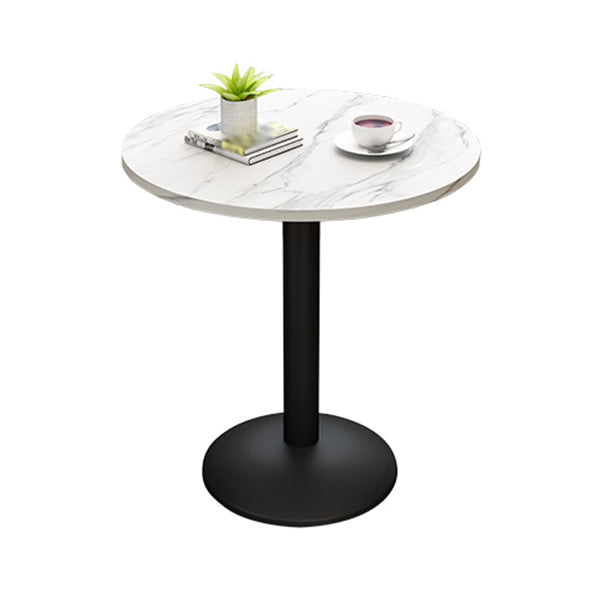 Traditionele luxe eettafel Round Stone eettafel, 23,6 "L x 23.6" W x 29.1 "H