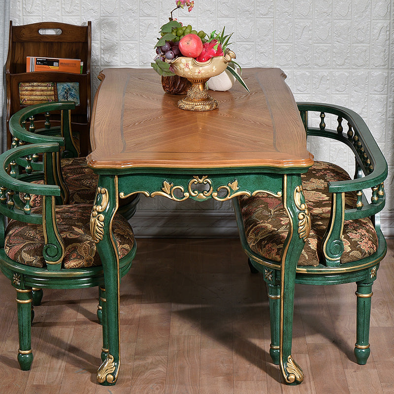 Midcentury Style Dining Site Table Solid Wood 4-foot Dining Room Furniture for Home