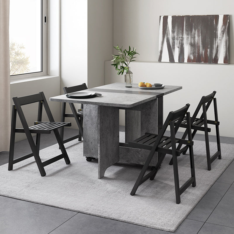 Mesa de comedor de pedestal de comedor moderno de mediados de siglo para la cena de cocina en casa