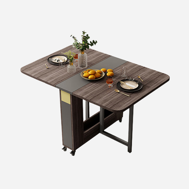 Mesa de comedor de pedestal de comedor moderno de mediados de siglo para la cena de cocina en casa