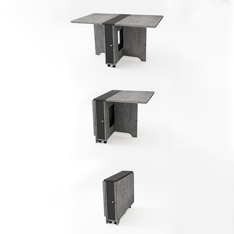 Mesa de comedor de pedestal de comedor moderno de mediados de siglo para la cena de cocina en casa